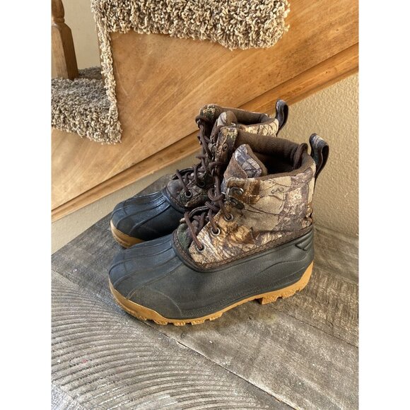 Ozark Trail Camouflage Boots Kids 13 Thinsulate Insulation - Picture 1 of 5